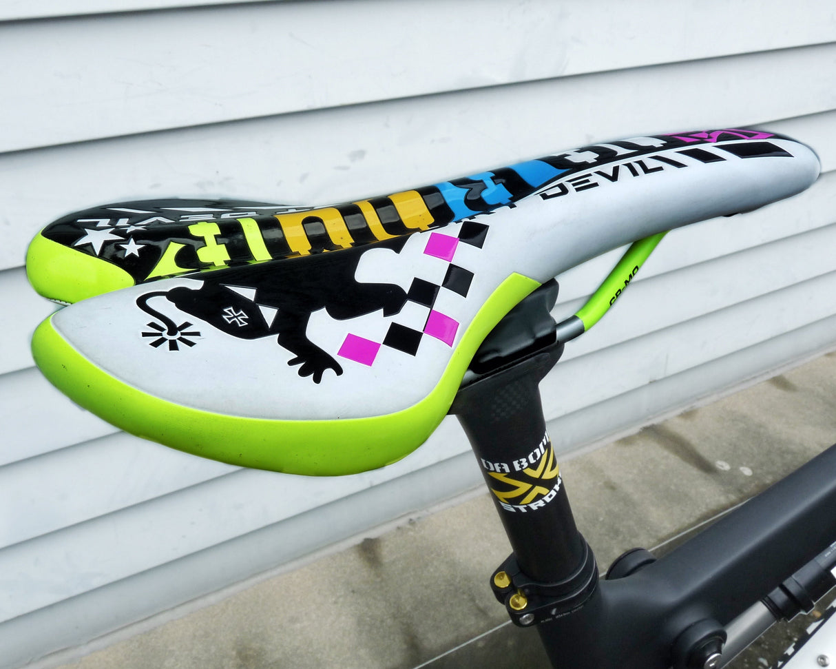 Da Bomb Dirt Devil Saddle Colorful