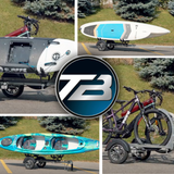 Tow-Bii - Promotion - Remorque et 2 ensembles complets pour vélos et Kayaks/Paddle Boards