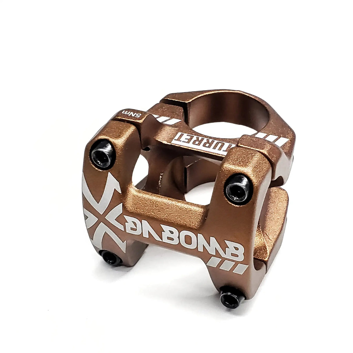 Da Bomb Bikes Turret Bike Stem 31.8mm Brown MTB